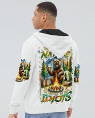 Maxcorners The Closer I Get To Nature Bear All Over Print LM2101