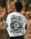 Maxcorners Not All Who Wander Are Lost Compass All Over Print LM2101