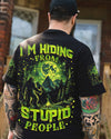 Maxcorners I'm Hiding From Stupid People Bigfoot All Over Print LM1601