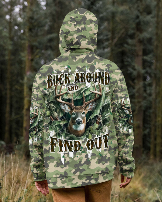 Maxcorners Buck Around And Find Out Deer Hunting All Over Print LM1601