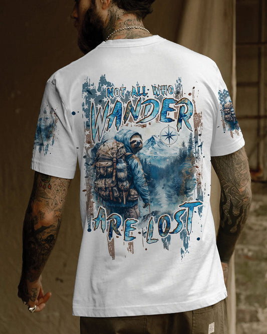 Maxcorners Not All Who Wander Are Lost Sloth All Over Print LM2101