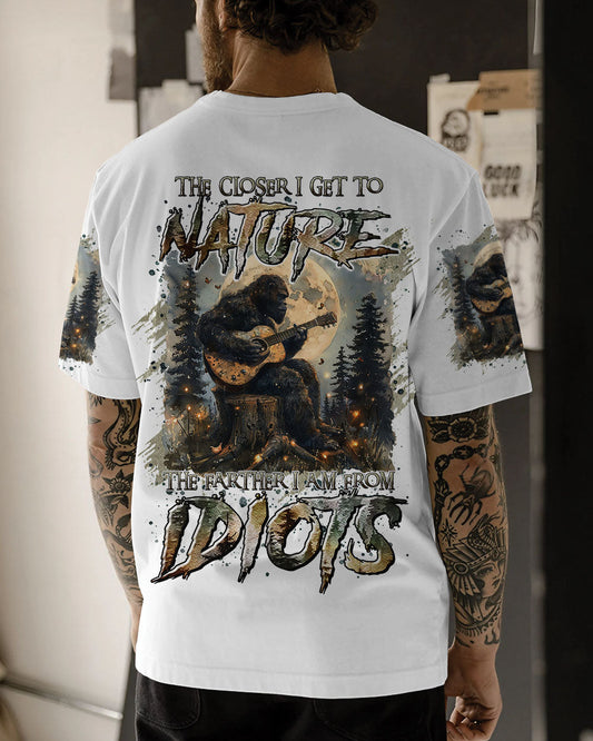 Maxcorners The Closer I Get To Nature Bigfoot Guitar All Over Print LM2101