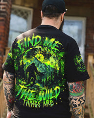 Maxcorners Find Me Where The Wild Things Are Bigfoot All Over Print LM1601