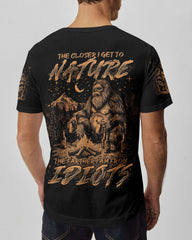 Maxcorners The Closer I Get To Nature Bigfoot Campfire All Over Print LM2101