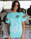 Maxcorners Saltwater Heals Everything Turtle All Over Print LM1501