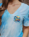 Maxcorners And Into The Ocean I Go Turtle Compass All Over Print LM2101