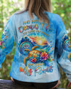 Maxcorners And Into The Ocean I Go Turtle Compass All Over Print LM2101