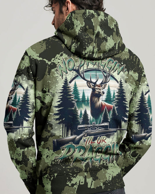 Maxcorners No Bragging Until You're Dragging Deer Hunting All Over Print LM1601