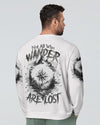 Maxcorners Not All Who Wander Are Lost Compass All Over Print LM1501