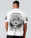 Maxcorners Not All Who Wander Are Lost Compass All Over Print LM2101