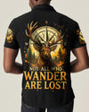 Maxcorners Not All Who Wander Are Lost Deer Compass All Over Print LM1601