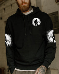 Maxcorners Not All Who Wander Are Lost Bigfoot Moon All Over Print LM2101