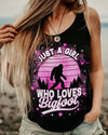 Maxcorners Just A Girl Who Loves Bigfoot All Over Print LM2101