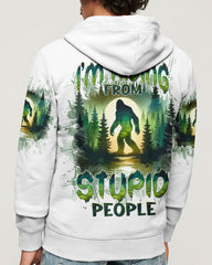 Maxcorners I'm Hiding From Stupid People Bigfoot All Over Print LM2101