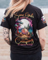 Maxcorners Some Girls Are Just Born Camping All Over Print LM2101