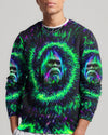 Maxcorners Bigfoot Aurora Swirl All Over Print LM1601