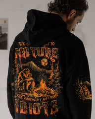 Maxcorners The Closer I Get To Nature Bigfoot Campfire All Over Print LM2101