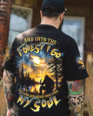 Maxcorners And Into The Forest I Go Bigfoot All Over Print LM1601