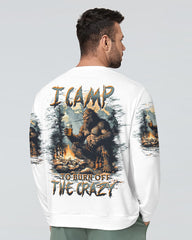 Maxcorners I Camp To Burn Off The Crazy Bigfoot All Over Print LM2101