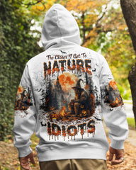Maxcorners The Closer I Get To Nature Bigfoot Halloween All Over Print LM2101