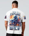 Maxcorners Born To Explore Destined To Be Wild Bigfoot Halloween All Over Print LM2101