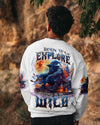 Maxcorners Born To Explore Destined To Be Wild Bigfoot Halloween All Over Print LM2101