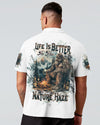 Maxcorners Life Is Better In The Nature Haze Bigfoot All Over Print LM2101