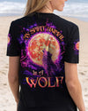 Maxcorners My Spirit Animal Is A Wolf All Over Print LM1501