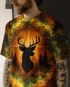 Maxcorners Deer Hunting Vintage Swirl All Over Print LM1601
