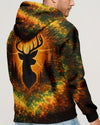 Maxcorners Deer Hunting Vintage Swirl All Over Print LM1601