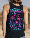 Maxcorners Making Memories One Campfire At A Time Flamingo Christmas All Over Print LM2101
