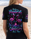 Maxcorners Making Memories One Campfire At A Time Flamingo Christmas All Over Print LM2101