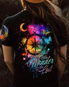 Maxcorners Not All Who Wander Are Lost Compass All Over Print LM2101