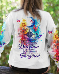 Maxcorners Live Your Dreams Compass All Over Print LM2101