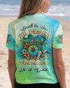 Maxcorners Smell The Sea Feel The Breeze Compass All Over Print LM2101