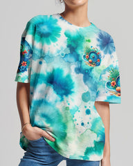 Maxcorners Not All Who Wander Are Lost Tie Dye All Over Print LM2101