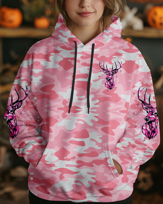 Maxcorners Pretty In Pink Deer Hunting All Over Print LM1601