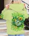Maxcorners Nature Heals Everything Compass All Over Print LM2101