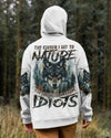 Maxcorners The Closer I Get To Nature Wolf All Over Print LM2101
