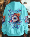 Maxcorners Wander Often Wonder Always Compass All Over Print LM1501