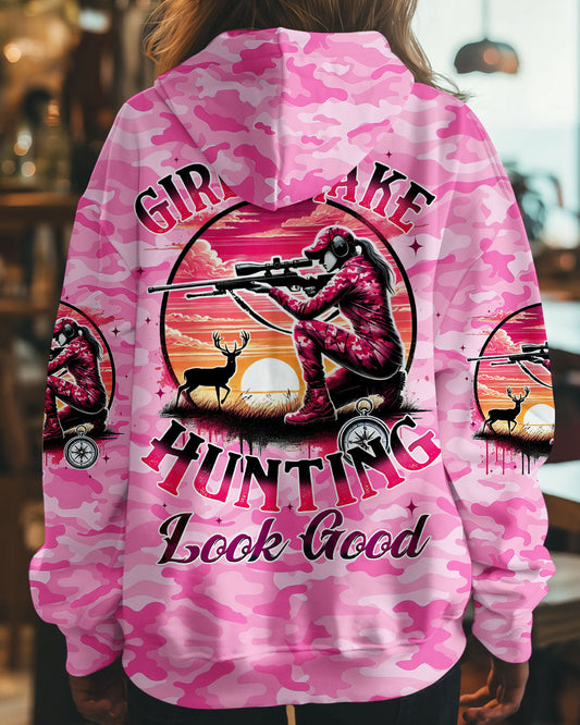 Maxcorners Girls Make Hunting Look Good All Over Print LM1601