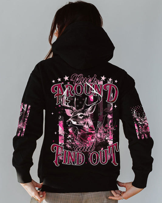 Maxcorners Buck Around And Find Out Deer Hunting All Over Print LM1601