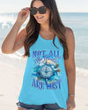 Maxcorners Not All Who Wander Are Lost Compass All Over Print LM2101