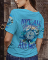 Maxcorners Not All Who Wander Are Lost Compass All Over Print LM2101
