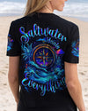 Maxcorners Saltwater Heals Everything Compass All Over Print LM1501