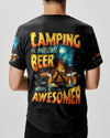 Maxcorners Camping Is Awesome Beer Make It Awesomer All Over Print LM1501