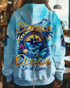 Maxcorners Smell The Sea Feel The Breeze Compass All Over Print LM1501