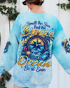 Maxcorners Smell The Sea Feel The Breeze Compass All Over Print LM1501