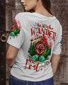 Maxcorners Not All Who Wander Are Lost Christmas All Over Print LM2101