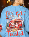 Maxcorners Let's Get Toasted Christmas All Over Print LM2101